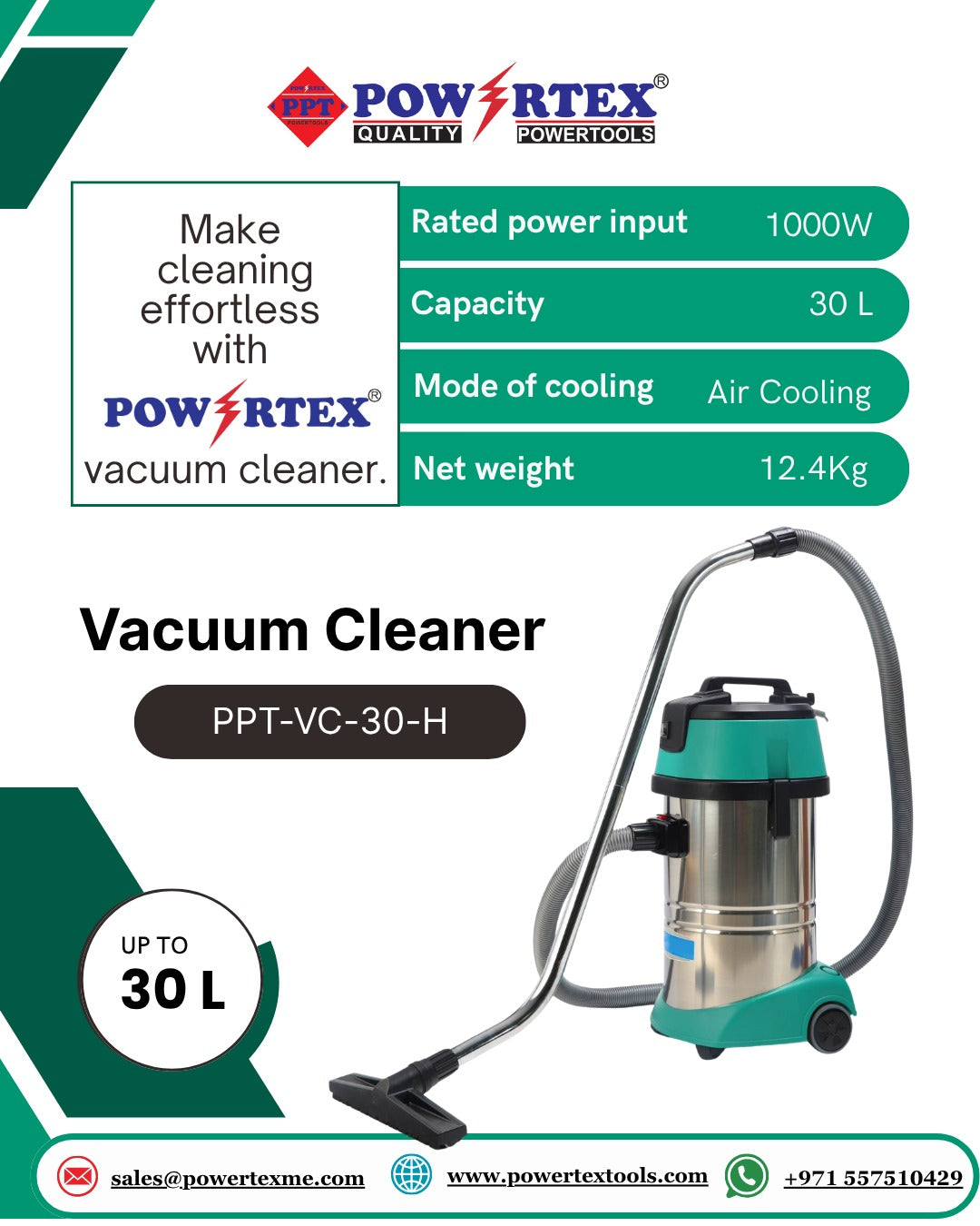 PPT-VC-30L-New Vacuum Cleaner