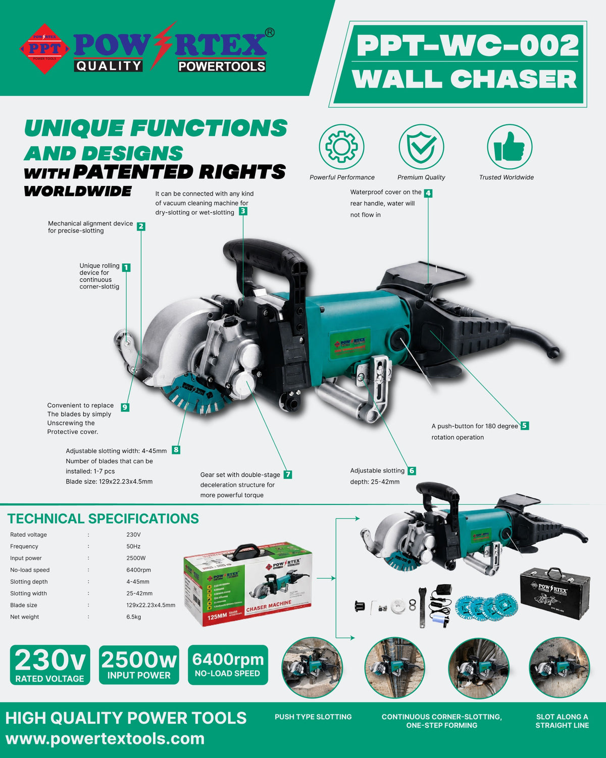 PPT-WC-002 Wall Chaser
