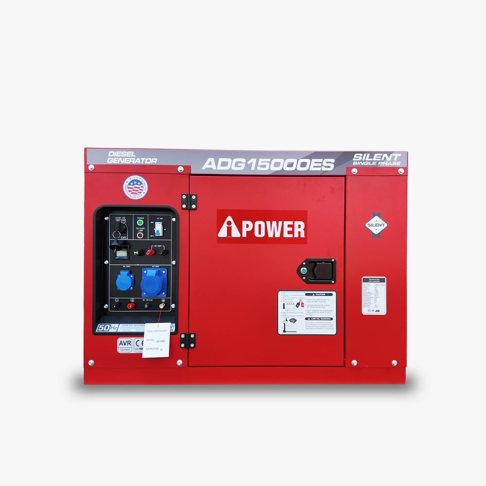 AiPower Adg15000es مولد ديزل صامت 10000 واط طاقة احتياطية