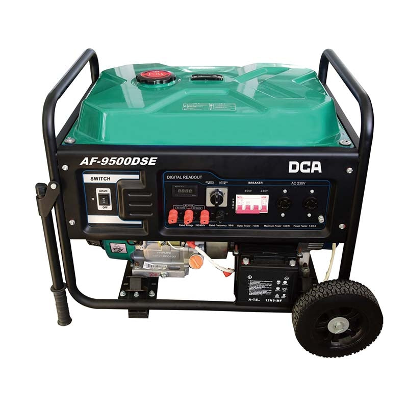Dca Heavy Duty 7 5 Kva Recoil Self Start Portable Petrol Generatorthree Phase Effortless Self Reco