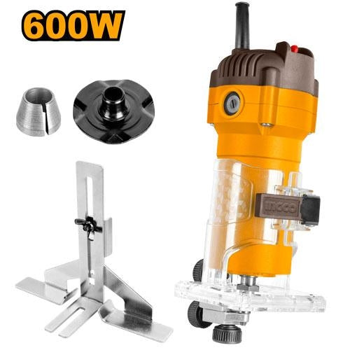 Ingco 34500 Rpm 600w 6mm Electric Laminate Trimmer Mini Router