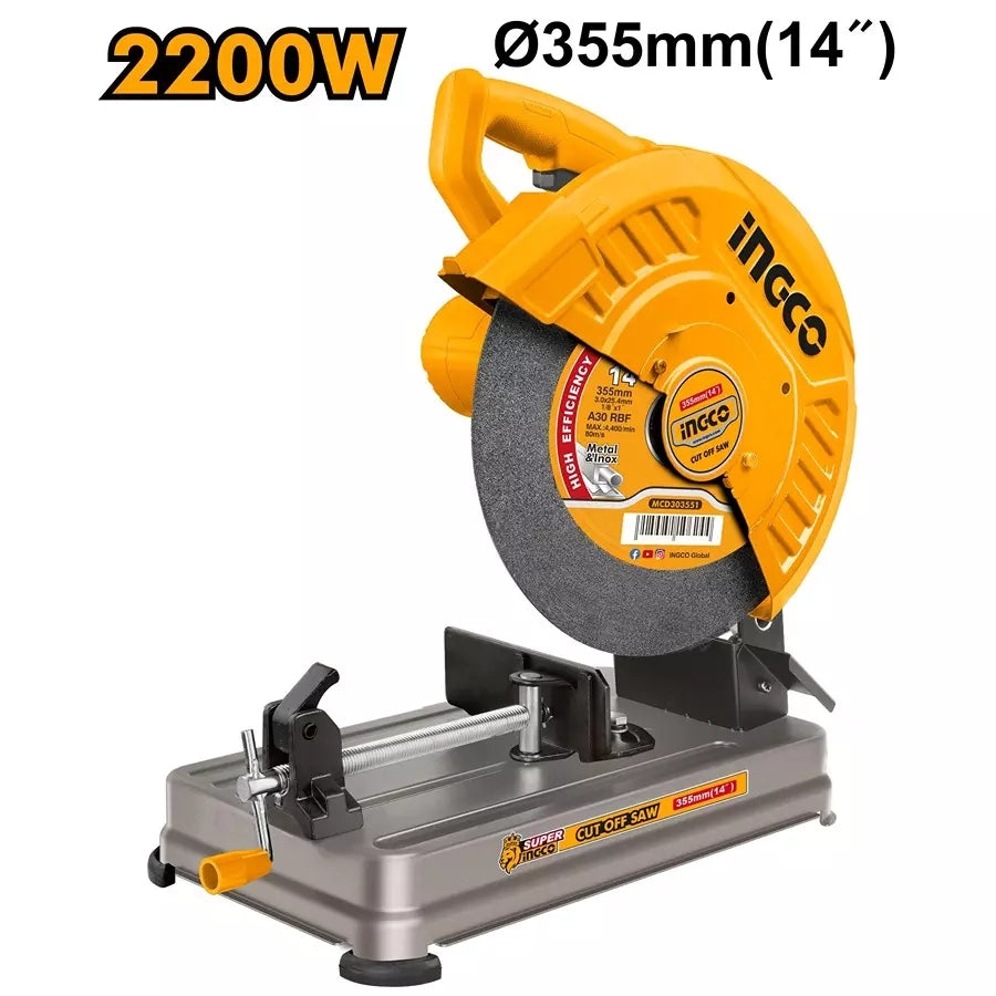 Ingco 355 Mm 14 Inch Disc Dia 2200 W Chop Saw