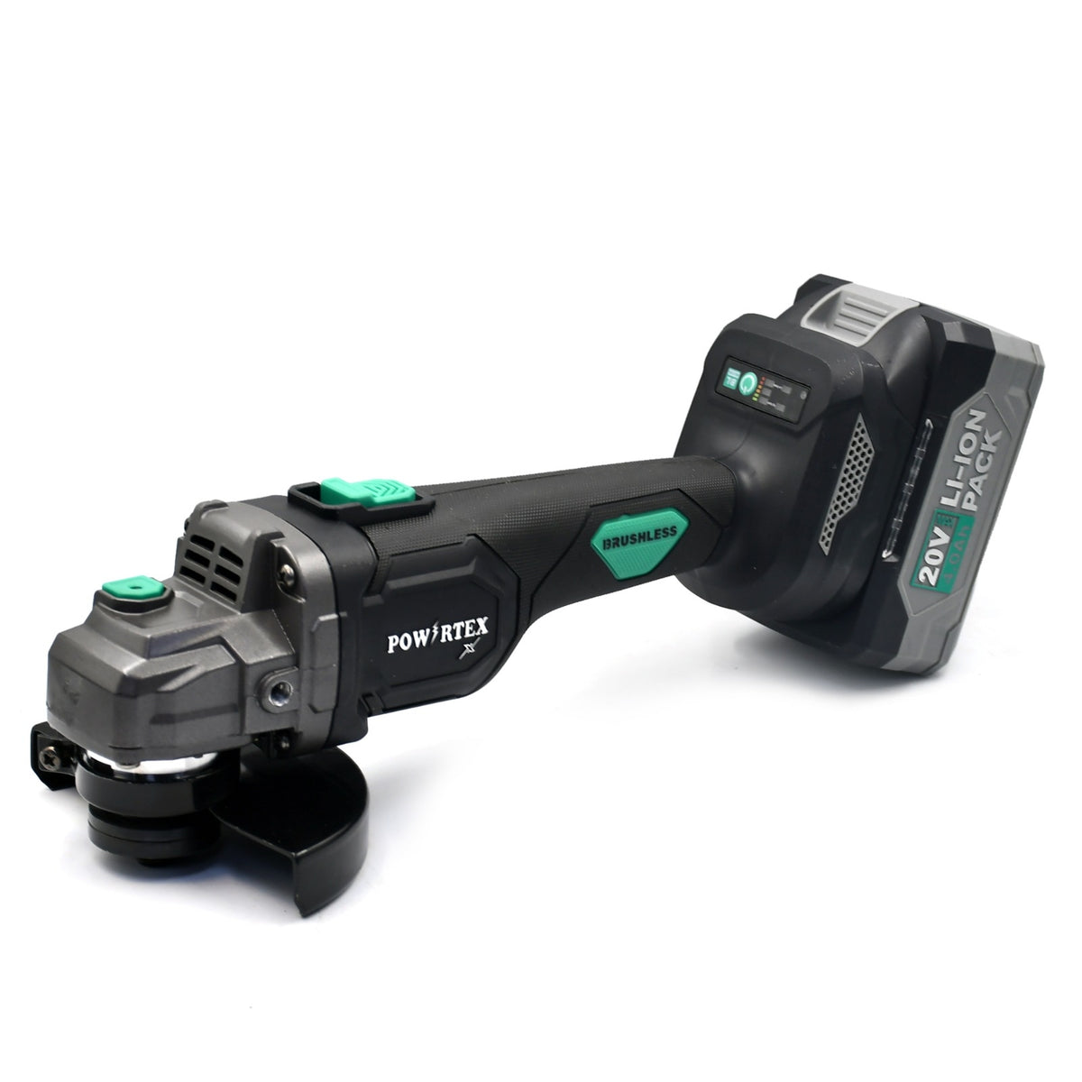 Powertex 20v Brushless Cordless Angle Grinder