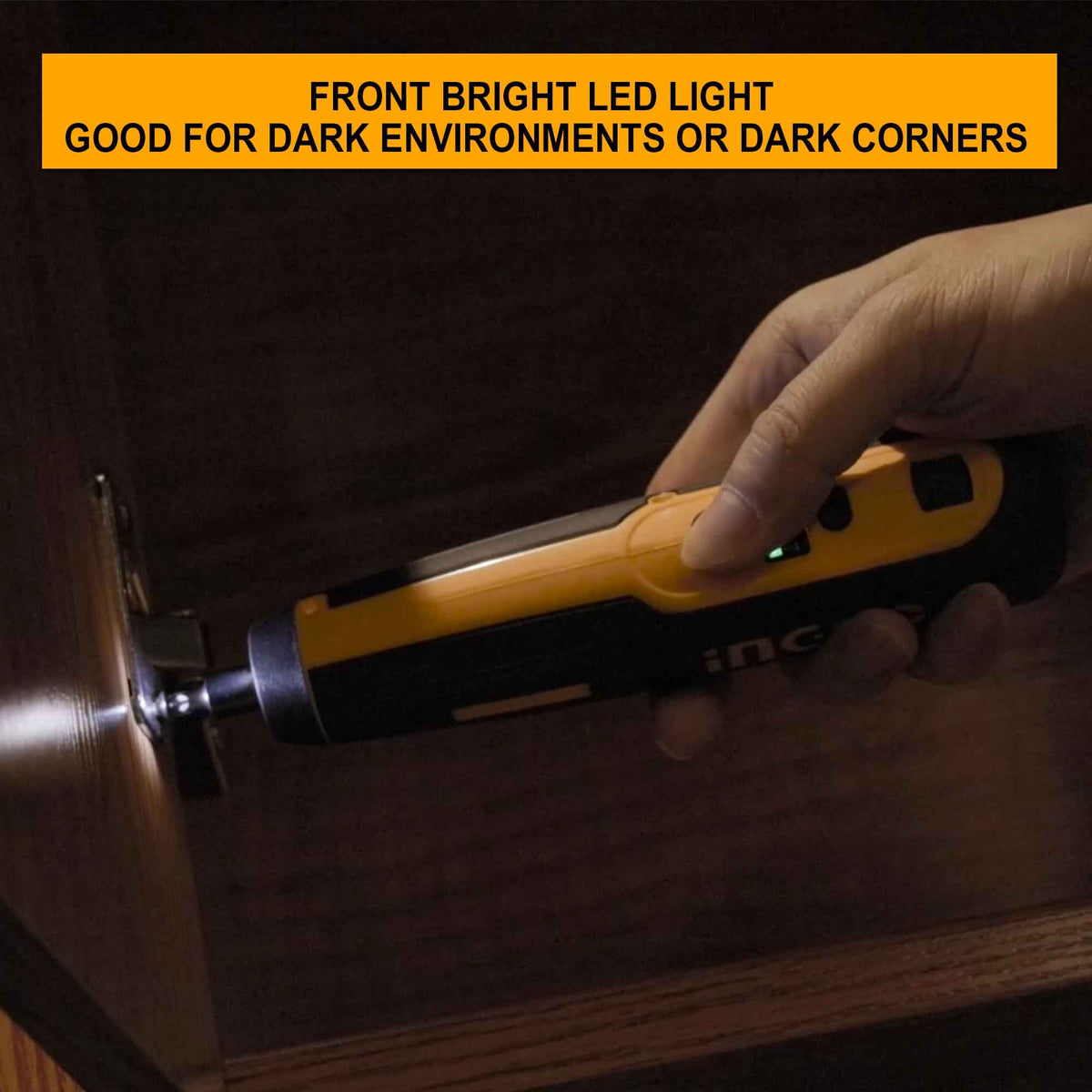 Ingco Cordless Screwdriver With 1500 Mah Battery Capacity And 5 Nm Maximum Torque