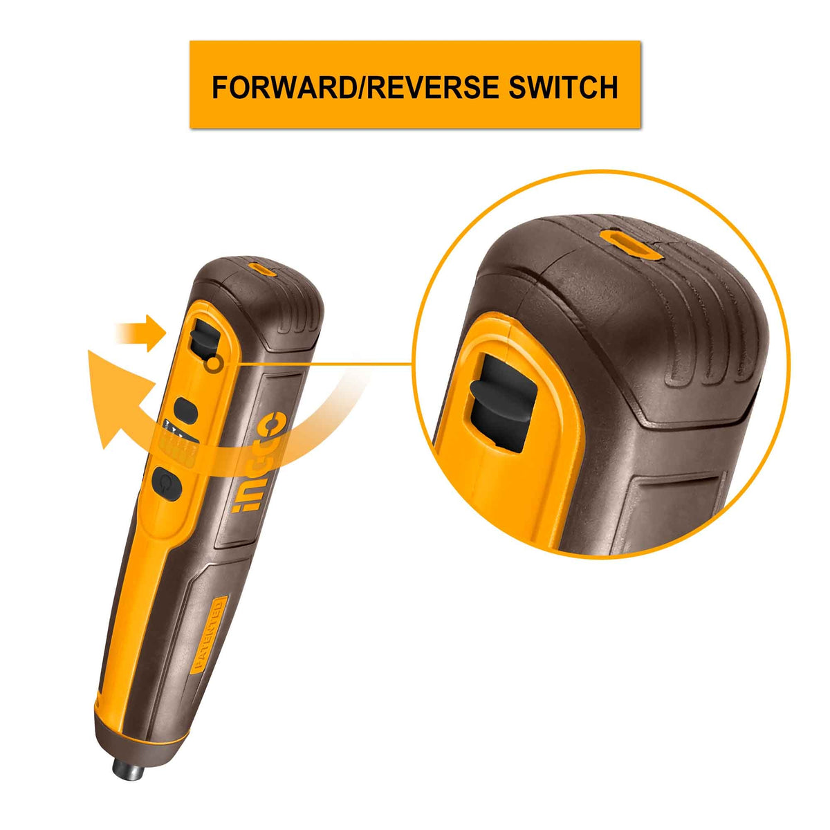 Ingco Cordless Screwdriver With 1500 Mah Battery Capacity And 5 Nm Maximum Torque