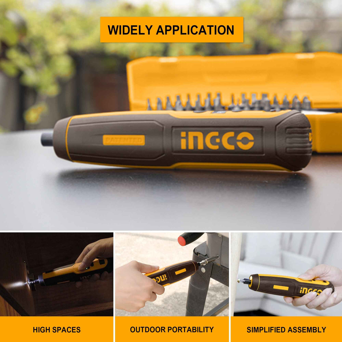 Ingco Cordless Screwdriver With 1500 Mah Battery Capacity And 5 Nm Maximum Torque