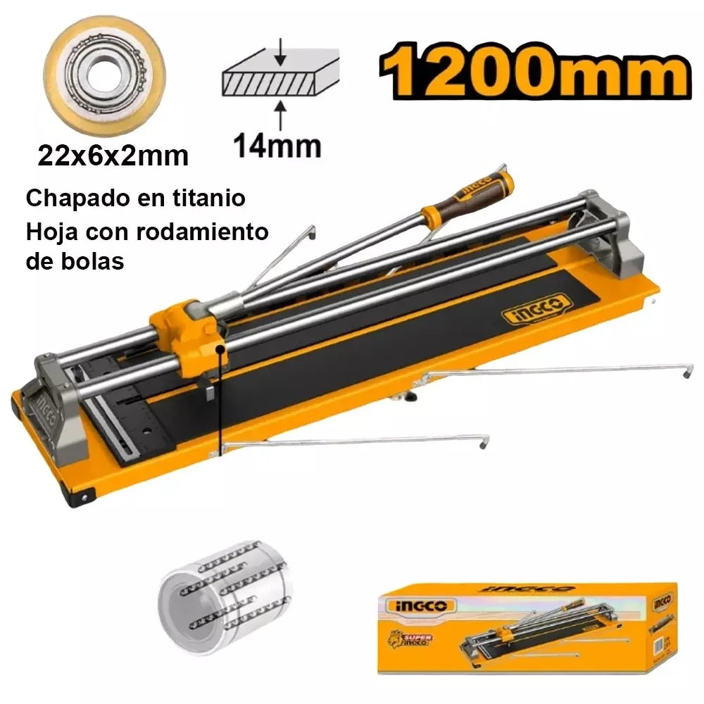 Ingco Tile Cutter 1200 Mm Length Tungsten Carbide Ball Bearing Blade Solid Sedan Lods 15 7 Kg