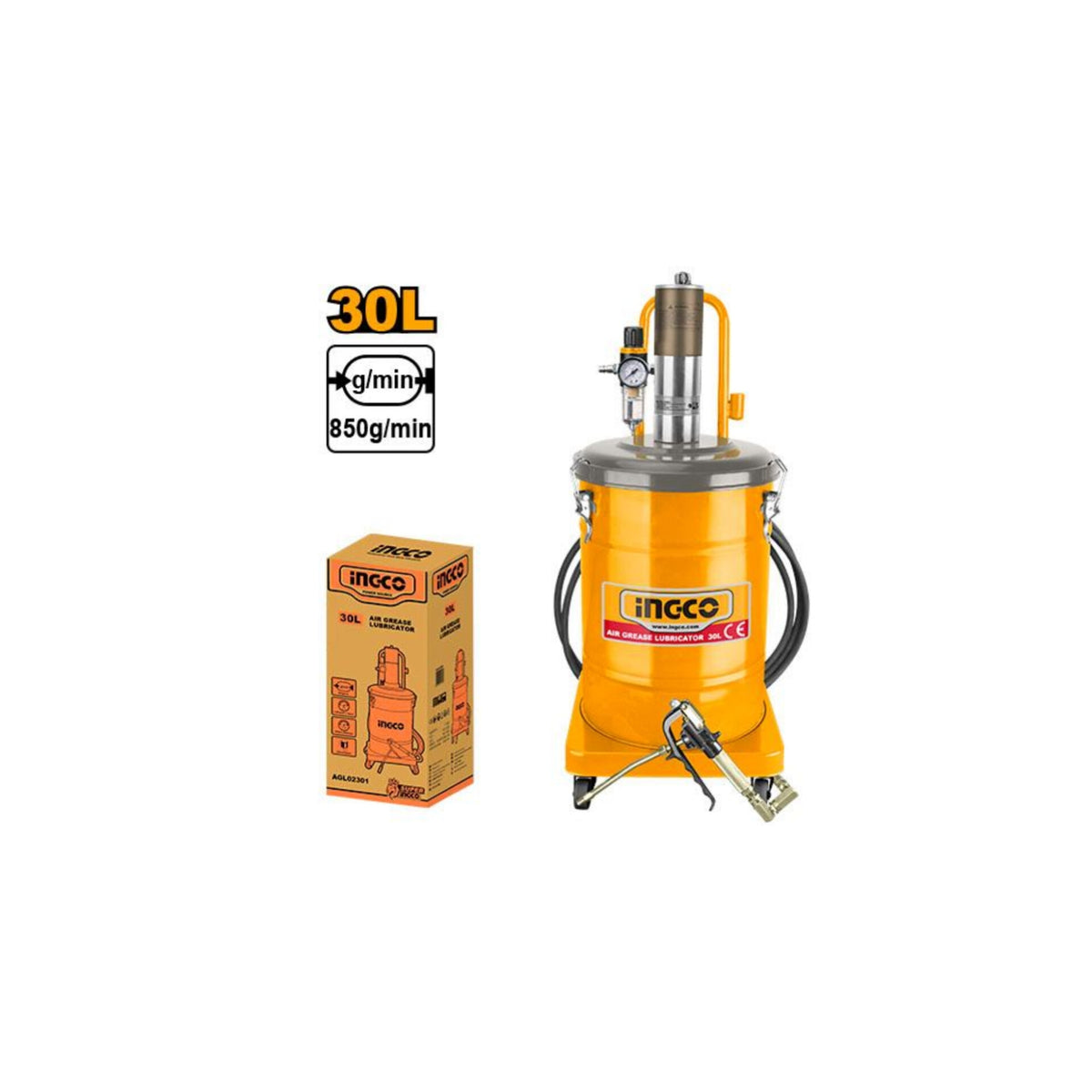 Ingco 30 L Air Grease Lubricator