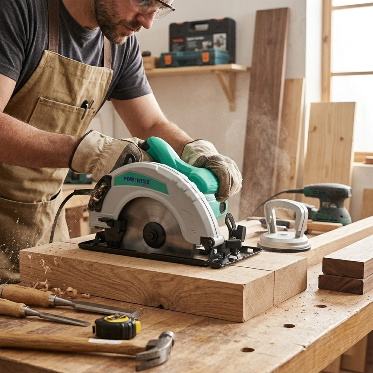 Powertex Electrical Circular Saw 190mm 1750w