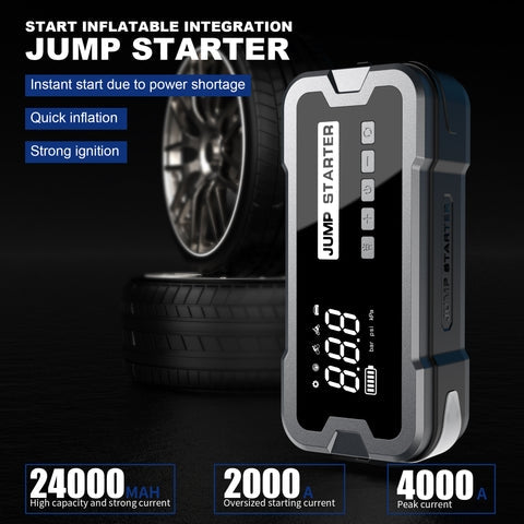 Jump Starter Air Compressor H D 1 Year Warranty