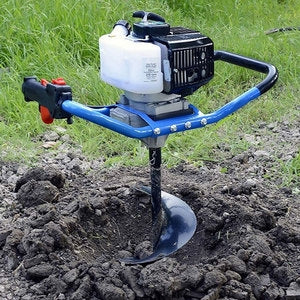 Ideal 68cc Heavy Duty Petrol Operated Earth Auger Post Hole Digger Hand Earth Auger With 12 Inches