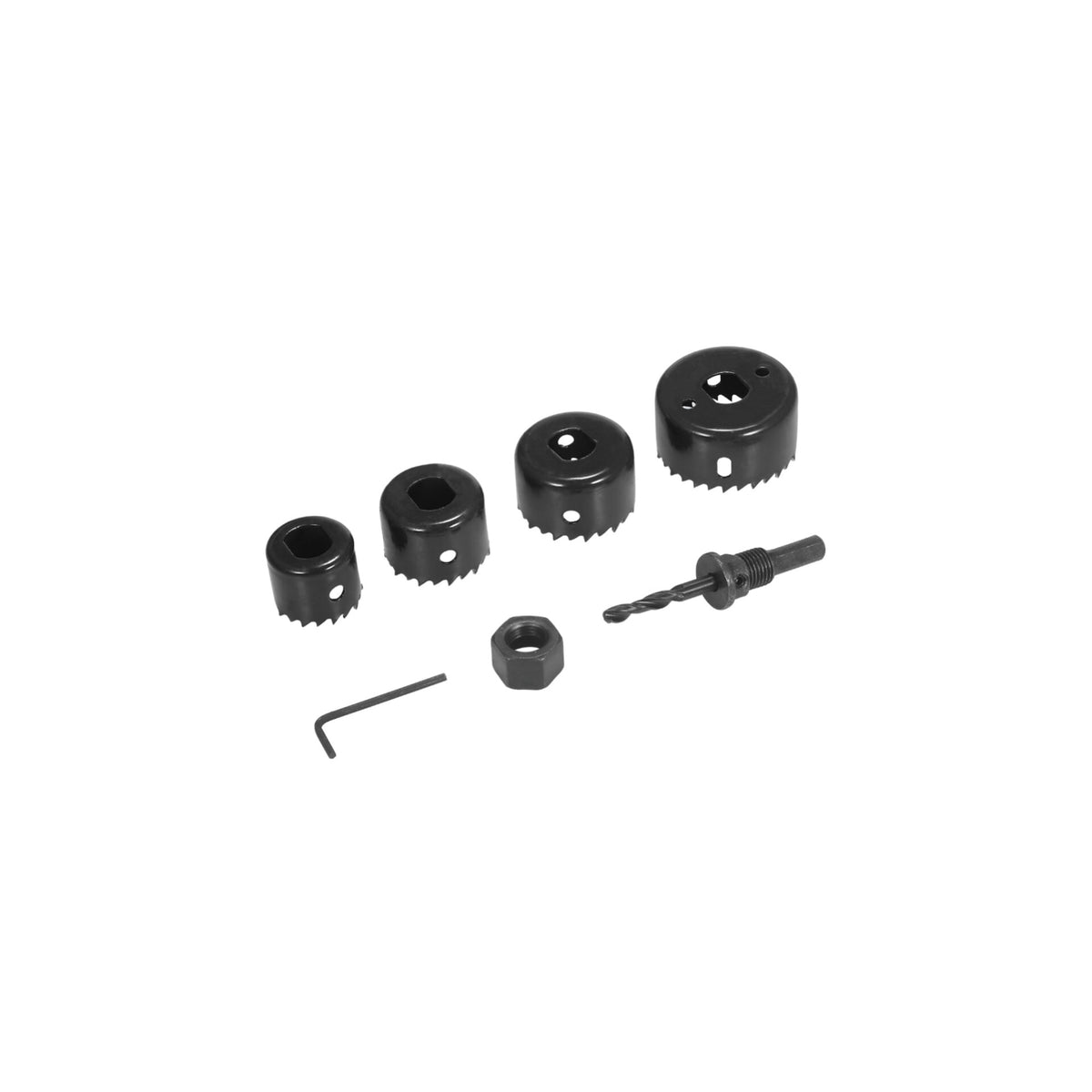 Hole Saw Set 6 Pcs Blister Ms53753 Cymate