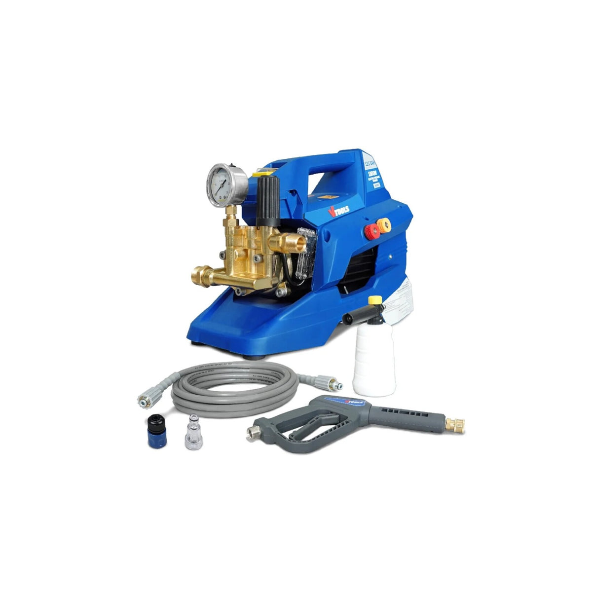 Vtools 120 Bar Electric Induction Pressure Washer With 5 Meter Hose Soap Dispenser 1800 Watt Aut