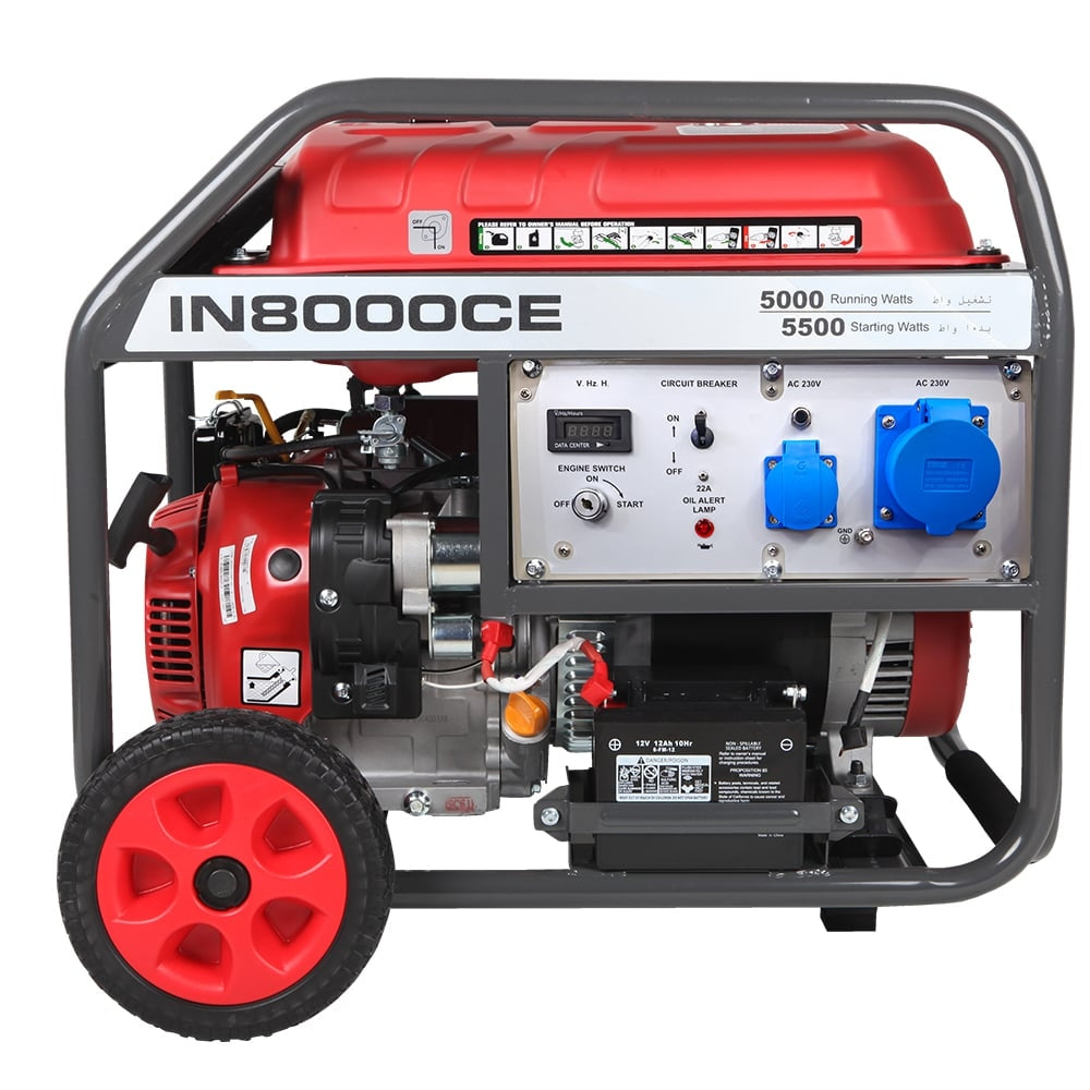 AiPower In8000ce Gasoline Generator 5000w Electric Start