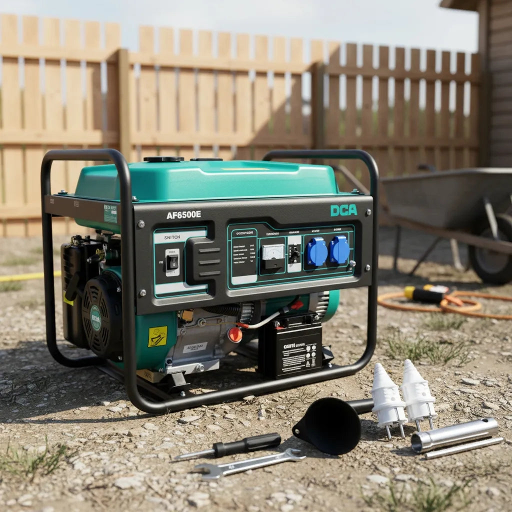 Dca 5000w Gasoline Generator Electric Starter