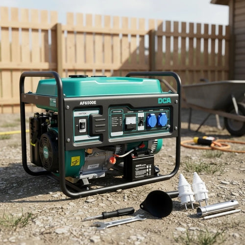 Dca 5000w Gasoline Generator Electric Starter