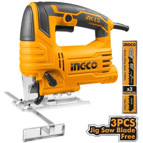 Ingco 570w Jig Saw 5 Variable Speed 4 Step Pendulum Function With 3 Free Blades