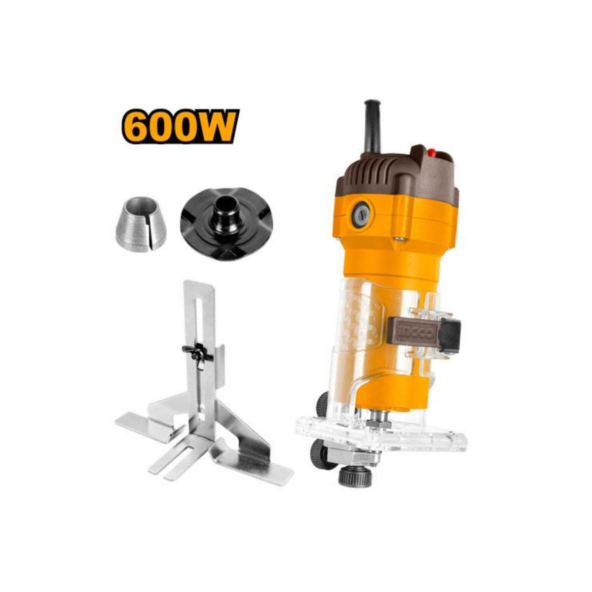 Ingco 34500 Rpm 600w 6mm Electric Laminate Trimmer Mini Router