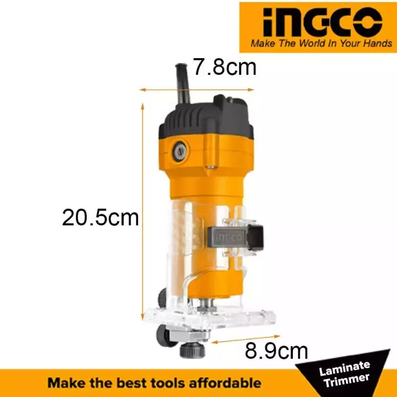 Ingco 34500 Rpm 600w 6mm Electric Laminate Trimmer Mini Router
