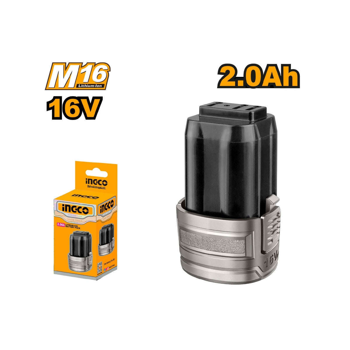 Ingco 16v Cordless Tools Lithium Ion Battery Pack Fbli1620