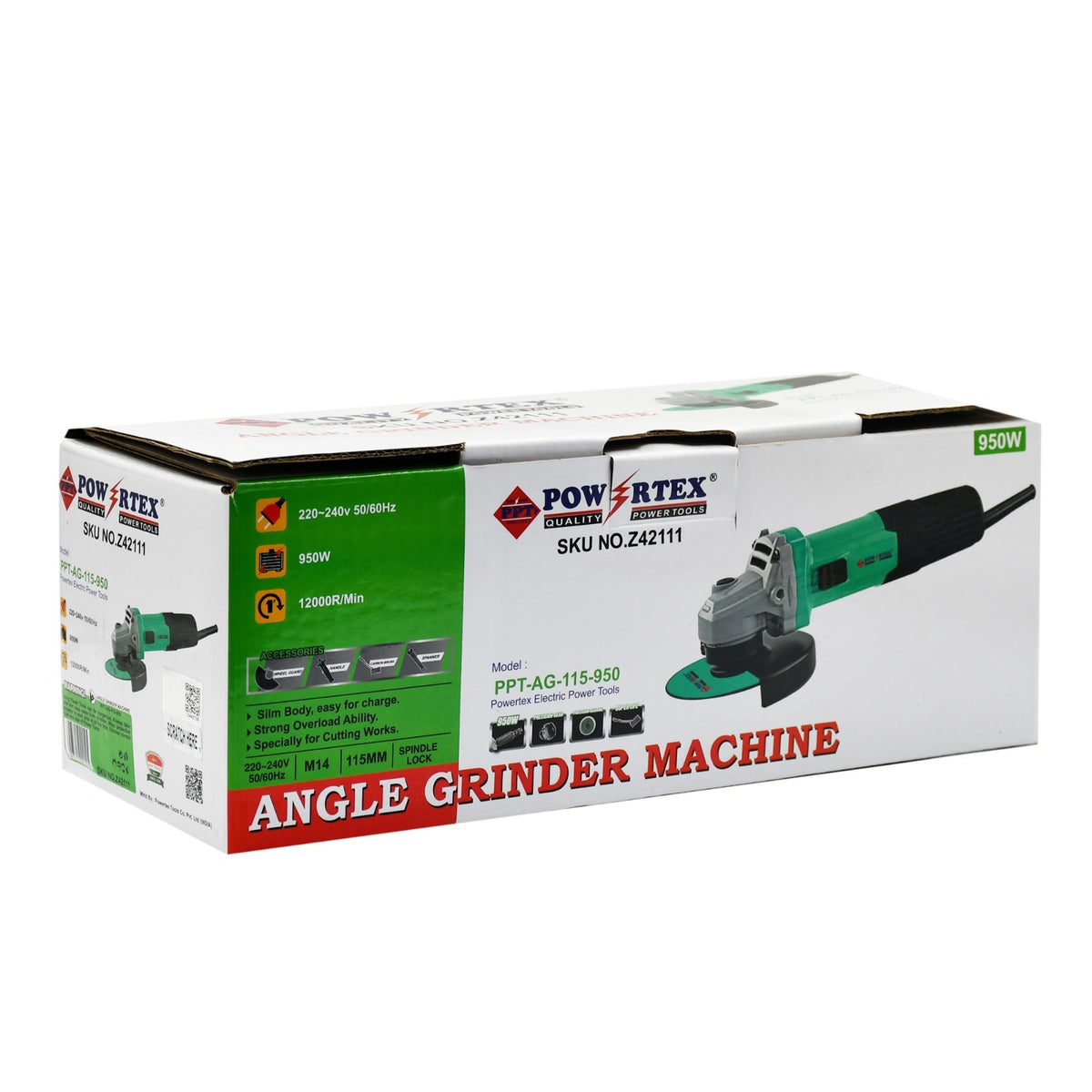 Powerpro Angle Grinder 950 W 115 Mm