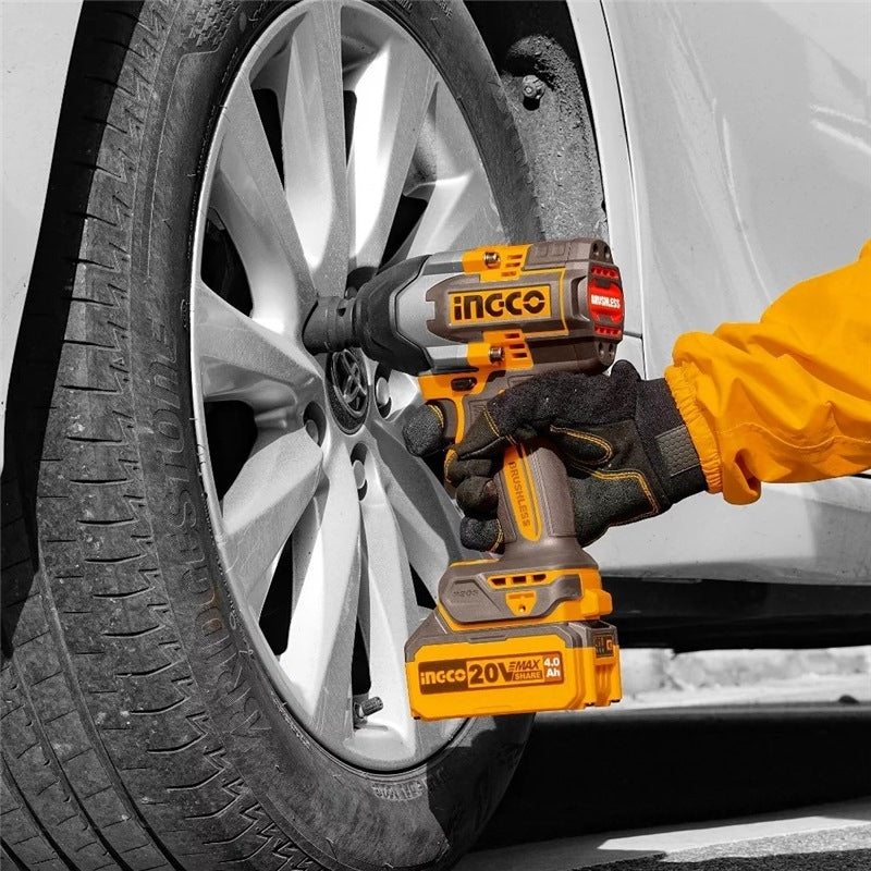 Ingco 12 7 Mm 1 2 Inch Cordless Impact Wrench With Integrated Led Work Light