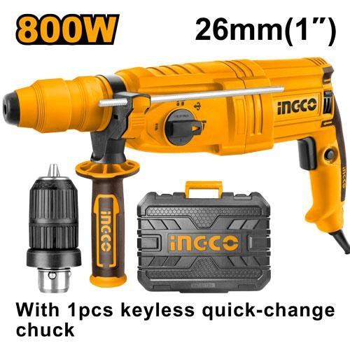 Rotary Hammer Drill Sds Plus System 800 Watts Rgh9028 Ing Pt