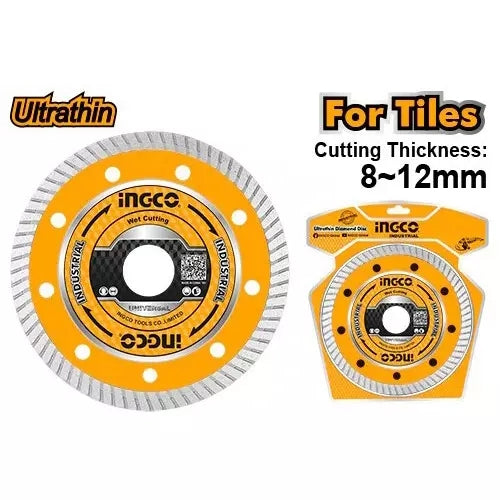 Ingco Ultra Thin Diamond Disc Size 4 Inch 105 Mm And 10 Mm Blade Width