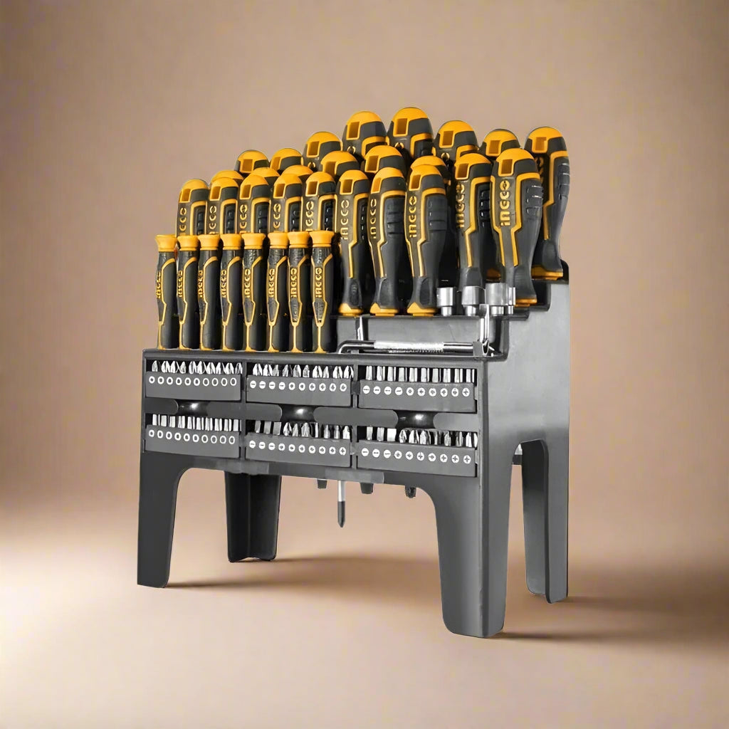 Ingco 100 Pcs Screwdriver Set Cr V Material Hksd10028 Ing Ht