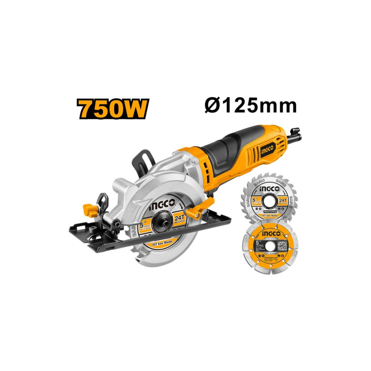 Ingco 125mm Multi Function Saw 750w 400rpm