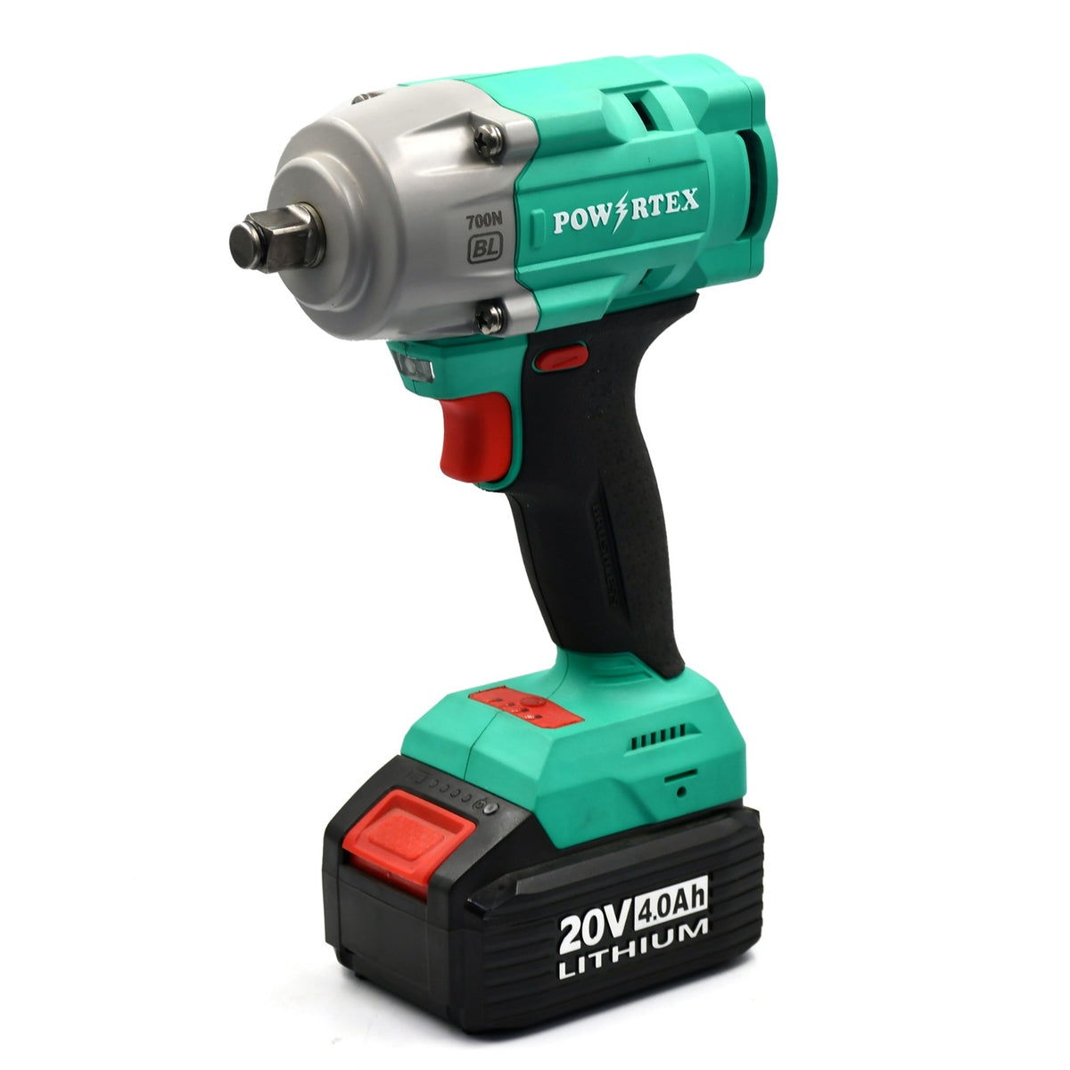 Powertex Brushless Cordless Impact Wrench 20v 1 2 Inch Model Ppt Cl Ew 350 40