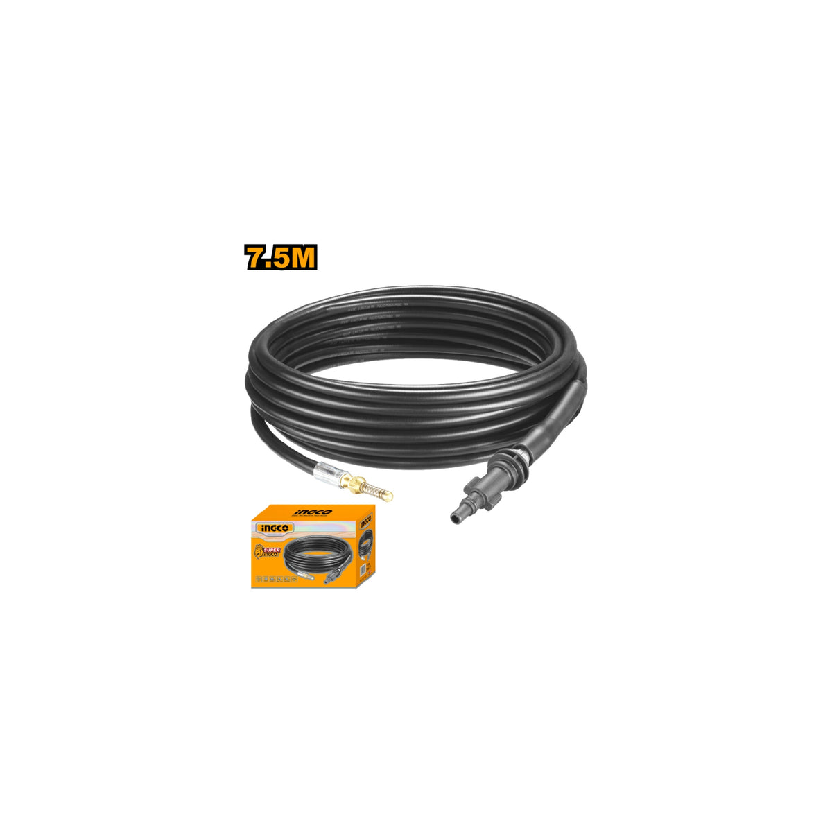 Ingco 7 5m Pipe Cleaning Hose