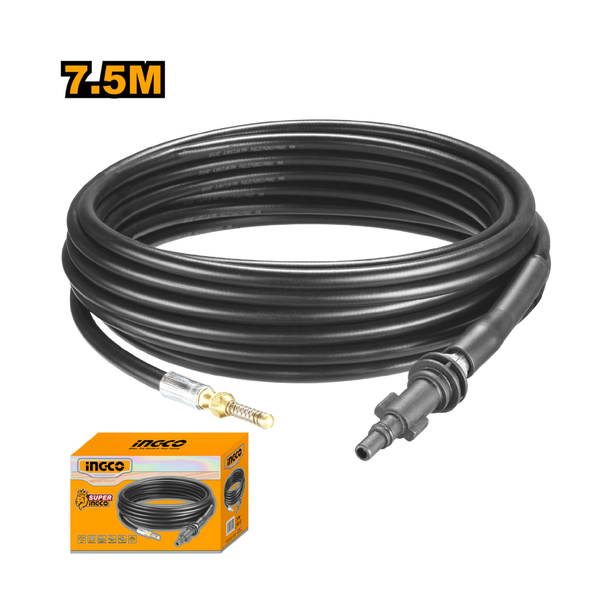 Ingco 7 5m Pipe Cleaning Hose