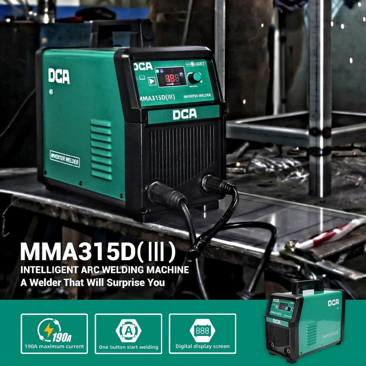 Dca Mma315dt Iii Inverter Welder