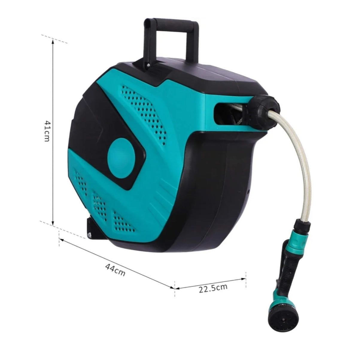Intiplus 25mtr Wall Mounted Automatic Retractable Garden Hose Reel