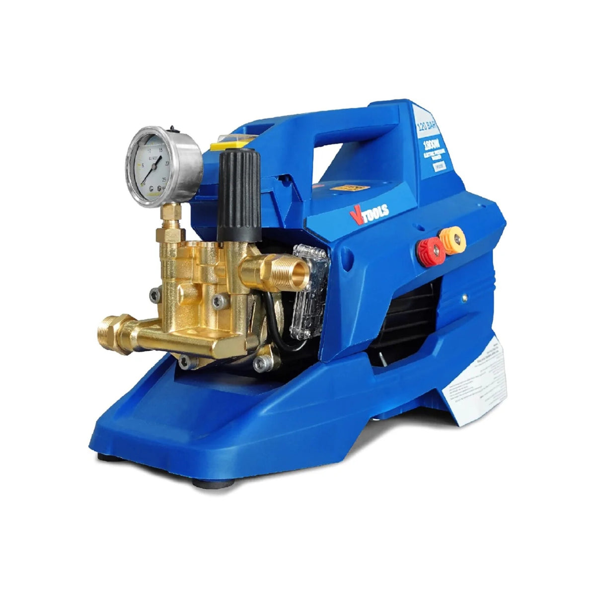 Vtools 120 Bar Electric Induction Pressure Washer With 5 Meter Hose Soap Dispenser 1800 Watt Aut