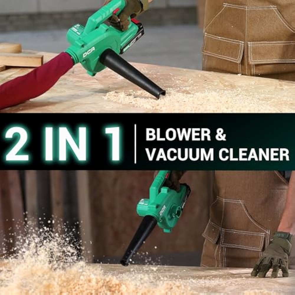 Dca Brushless 2 In 1 Cordless Blower And Vacuum Cleaner