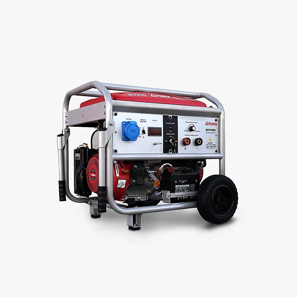 A Ipower Diy200 Gasoline Welding Generator 5kw Rated 5 5kw Max Dc 50 200a Welder With 14hp Engin