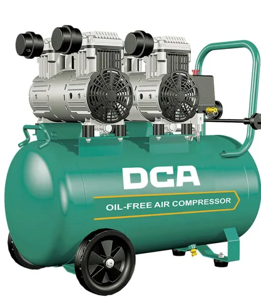 DCA AQE1000x2/50 Air compressor silent  50 ltr