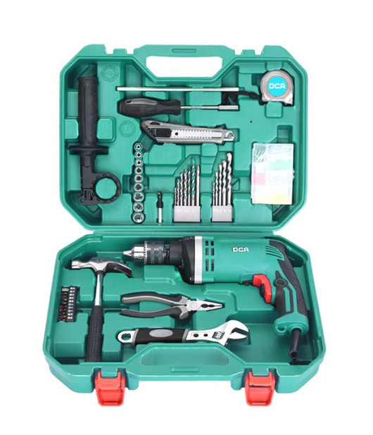 DCA AZJ16T 16mm impact drill toolbox